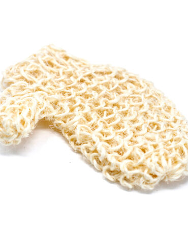 Sisalschwamm und Peeling- Peeling-Handschuh