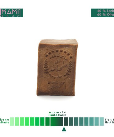 1x Aleppo-Seife | Olivenöl | 40 %  Lorbeeröl